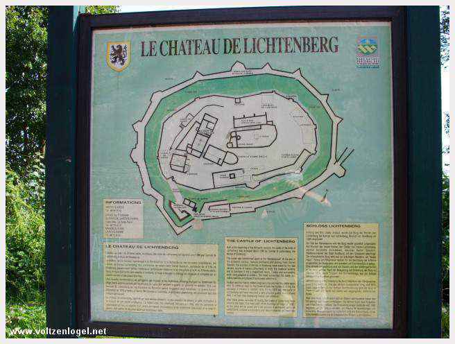 Château du Lichtenberg en Alsace