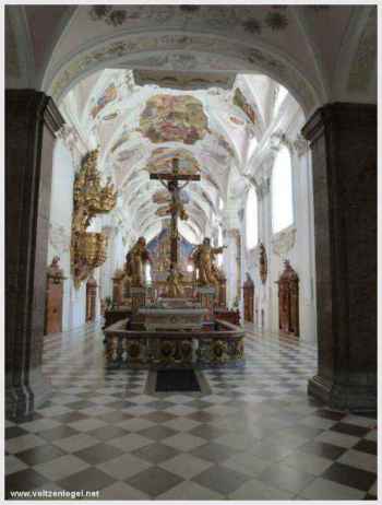Décor majestueux, abbaye de Stams, Tyrol