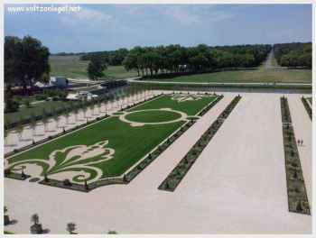 Jardins à la française du Château de Chambord