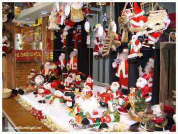 Produits artisanaux des marchés de Noël