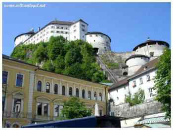 Vue panoramique sur la forteresse de Kufstein.