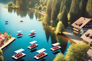 Balade en barque sur le Mummelsee