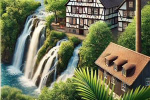 Cascades et Monastère d'Allerheiligen, Forêt Noire, Allemagne