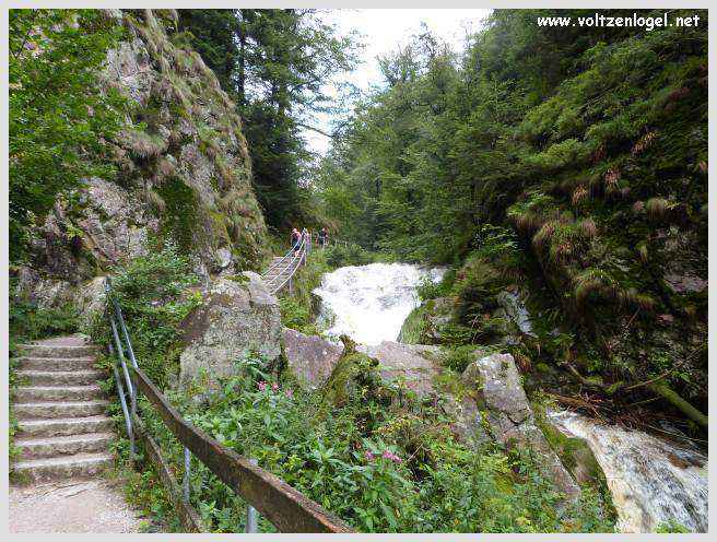 Les cascades et le Couvent d'Allerheiligen en Allemagne