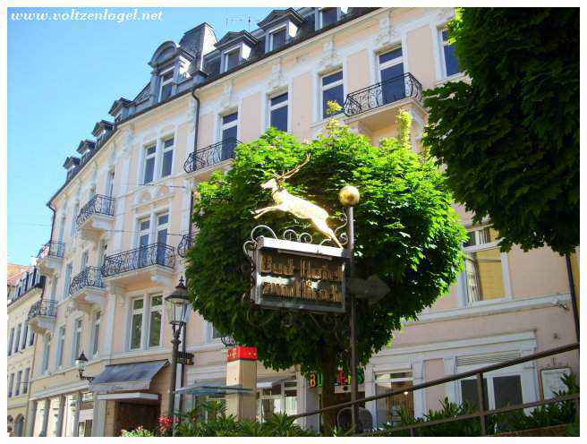 Baden-Baden en Allemagne. La vieille ville et les thermes Caracalla