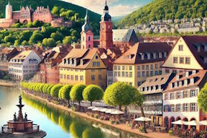 Le Philosophenweg offrant une vue splendide sur Heidelberg