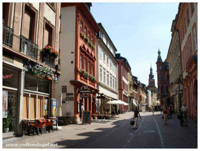 Heidelberg ville universitaire du sud-ouest de l'Allemagne