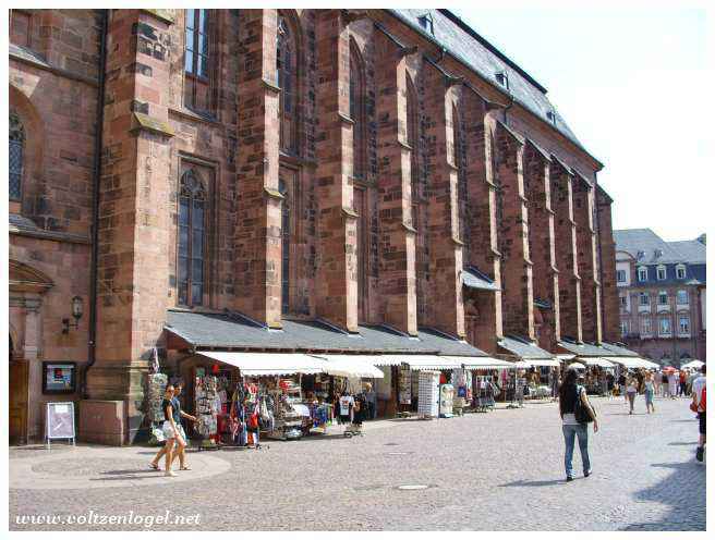 L'église du Saint-Esprit à Heidelberg, Bade-Wurtemberg en Allemagne