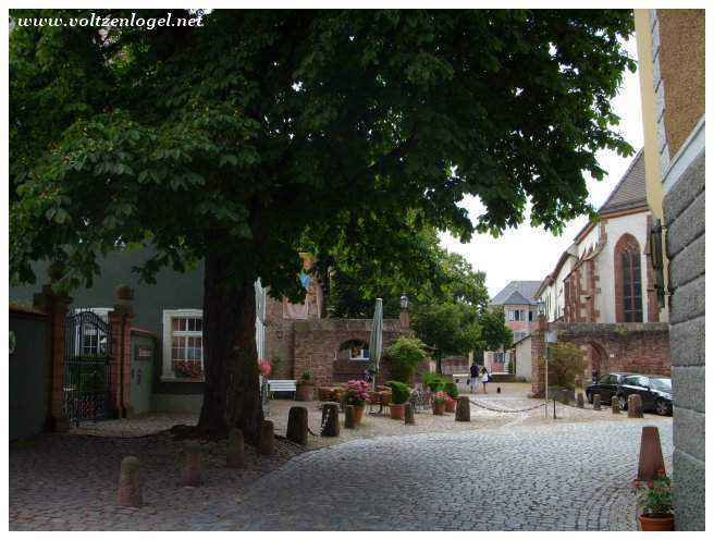 Ladenburg. Ville médiévale du Bade-Wurtemberg en Allemagne