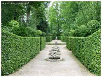 Schwetzingen. Le jardin du château de Schwetzingen en Allemagne