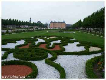 Schwetzingen. Le jardin du château de Schwetzingen en Allemagne