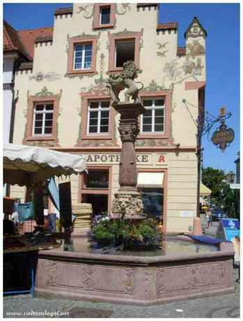 La ville d'Offenburg au Bade-Wurttemberg en Allemagne
