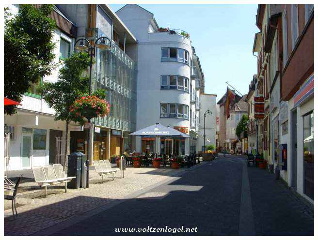 Village médiéval surplombant le Rhin à St. Goarshausen