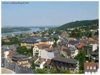 Bingen am Rhein. La vallée du Rhin romantique en Allemagne