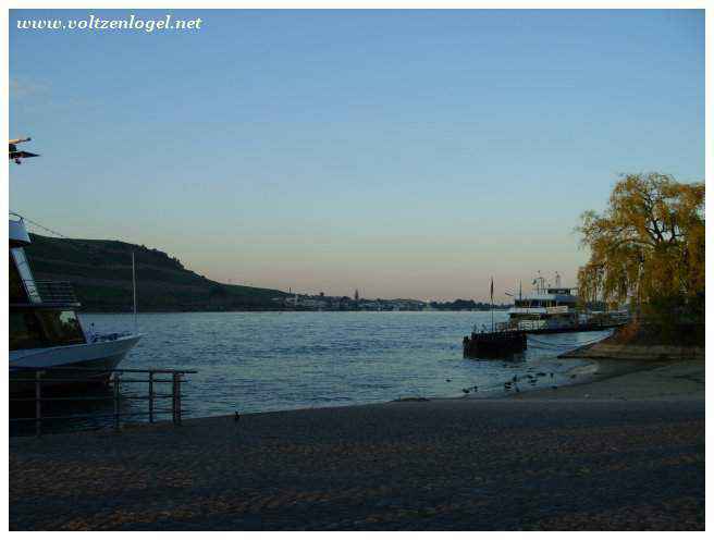 Les paysages pittoresques de la vallée du Rhin