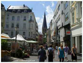 Bonn au bord du Rhin en Allemagne. Le meilleur de la ville de Bonn