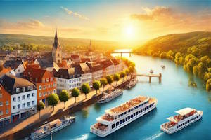 Croisière sur le Rhin avec vue sur Coblence