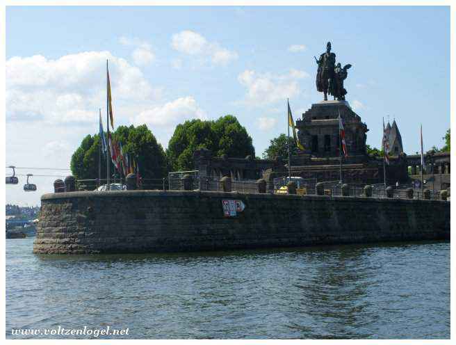 Statue du Cavalier de Coblence, symbole historique de la ville