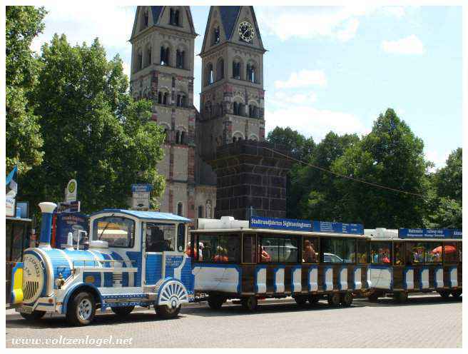 Deutsches Eck, où le Rhin et la Moselle se rencontrent.