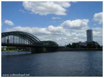 Rives du Rhin à Cologne : Mariage de beauté et d'histoire