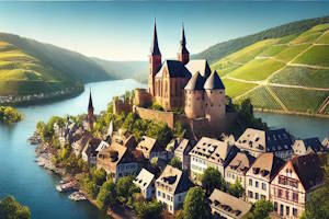 Château Thurant à Alken avec vue panoramique sur la Vallée du Rhin