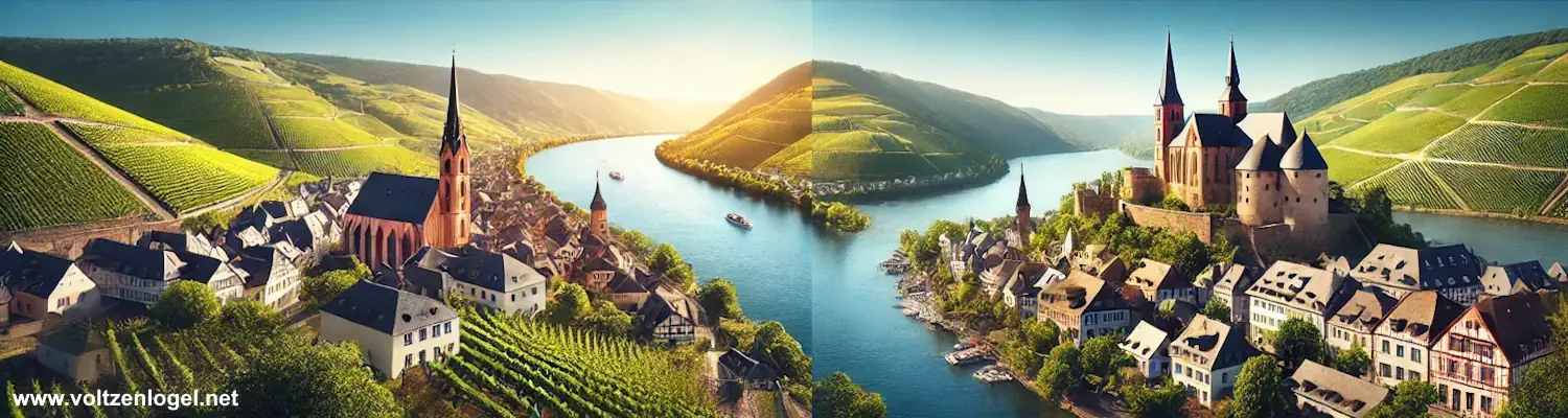 Road-Trip et tourisme Vallée du Rhin Romantique en Allemagne