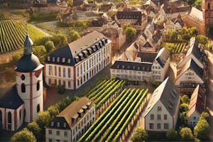 La Tour aux souris à Bingen, surplombant la Vallée du Rhin