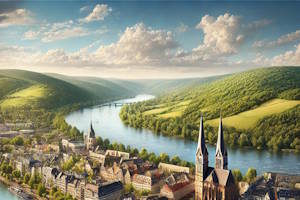 Les ruines du pont de Remagen, témoignage historique de la Seconde Guerre mondiale