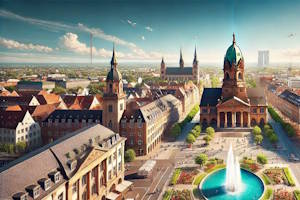 Ruelles pittoresques et cafés charmants à Mannheim