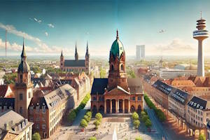 Scène culturelle animée à Mannheim