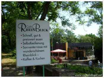 Rüdesheim am Rhein. La Drosselgasse. Monument du Niederwald Germania