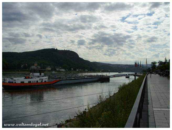 Remagen au bord du Rhin en Allemagne. Le meilleur de la ville de Remagen