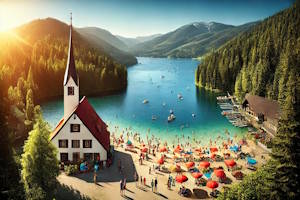 lac Schluchsee en Forêt-Noire
