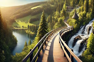 Randonnée en pleine nature à Hinterzarten
