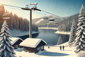 Pistes de ski enneigées à Hinterzarten