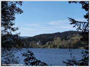 Titisee-Neustadt, lac Titisee en Forêt-Noire, Land de Bade-Wurtemberg