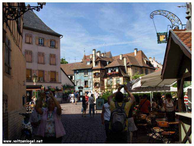Architecture médiévale typique de Colmar.
