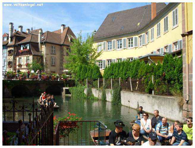 Paysages authentiques des villages viticoles alsaciens.