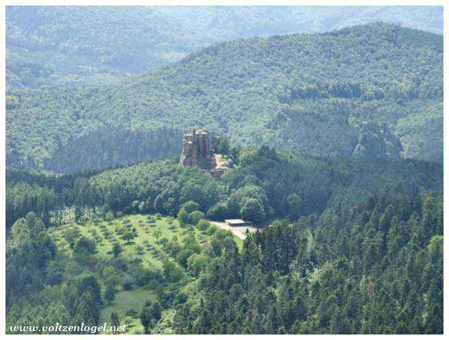 Paysages environnants du Château de Fleckenstein