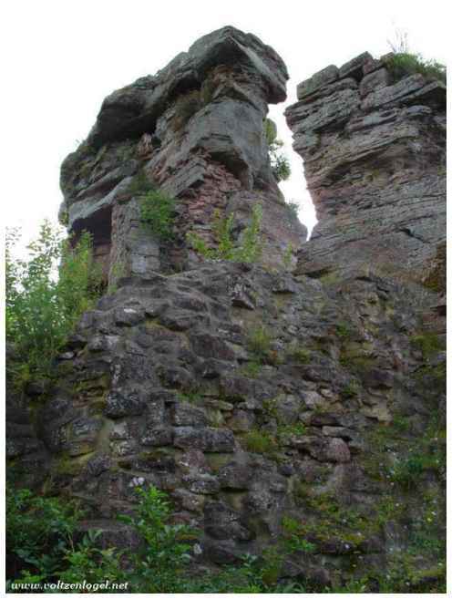 Randonnée autour du Château de Fleckenstein, Alsace.