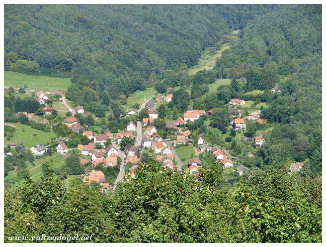 Sentiers et accès naturels menant au Château de Fleckenstein