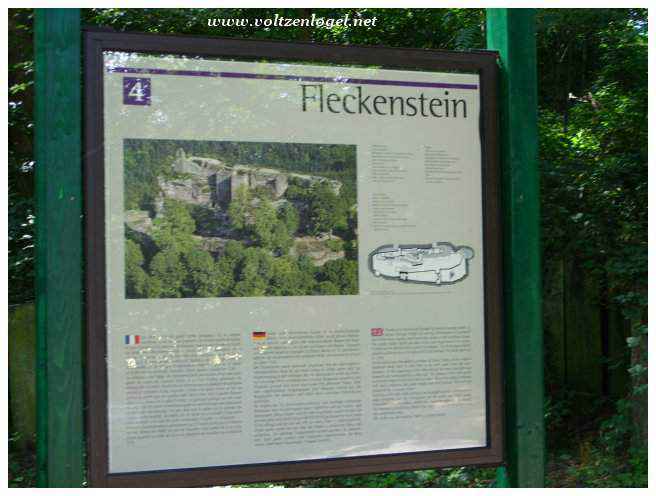 Sentier menant au château Fleckenstein