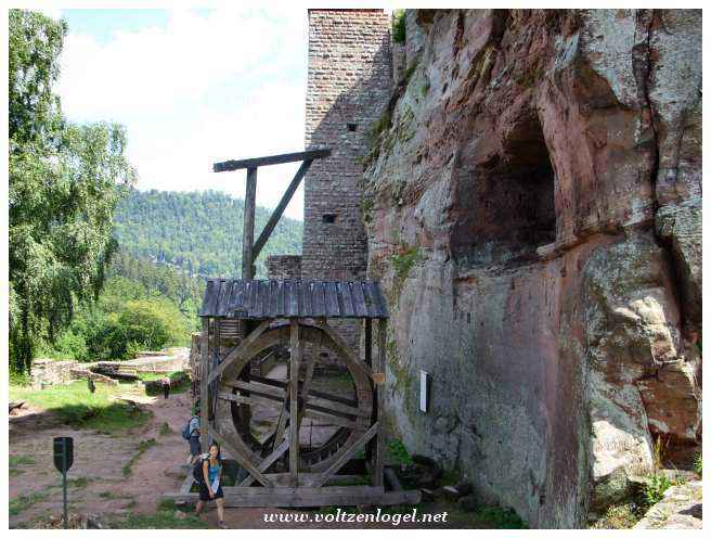 Vestiges du château de Fleckenstein, témoignage du Moyen Âge
