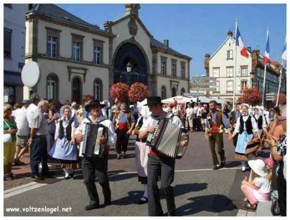 La ville de Haguenau à l'heure du Festival du Houblon