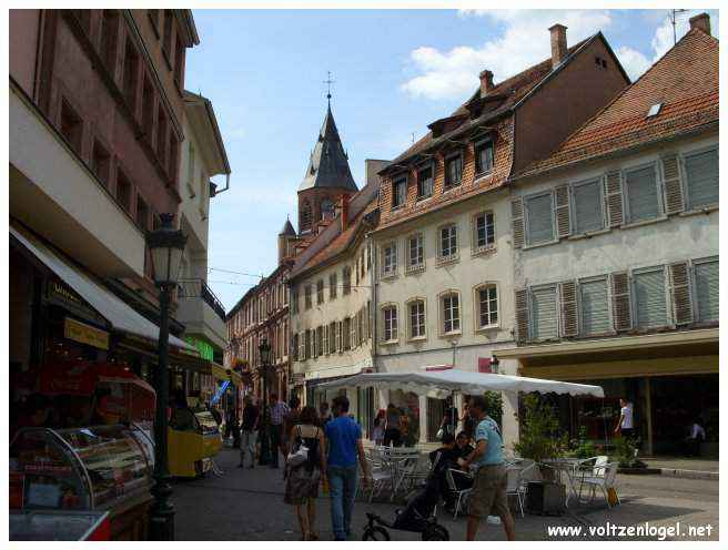 La ville de Haguenau en Alsace. Visite des sites touristiques