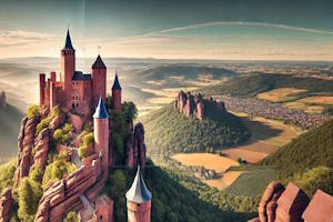 Saverne et son patrimoine historique au pied du Château du Haut-Barr