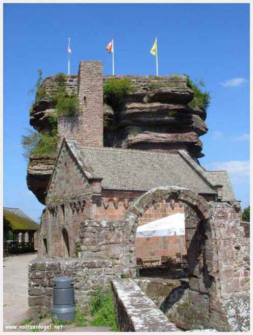Sentiers de randonnée autour du Château du Haut-Barr.