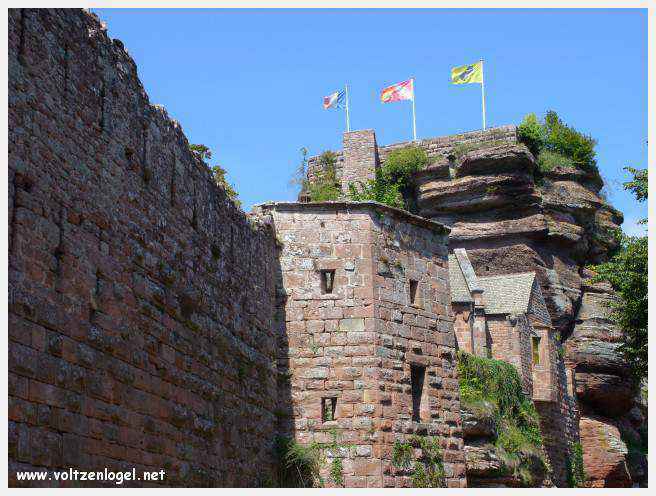 Château du Haut-Barr en Alsace