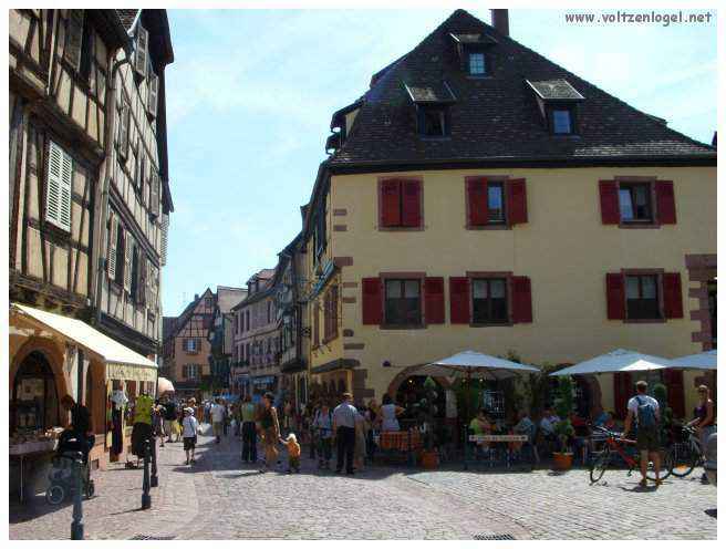 Kaysersberg un des plus beaux villages de France niché au pied des Vosges