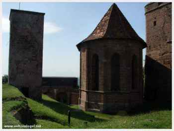 Château de Lichtenberg dans les Vosges du Nord en Alsace